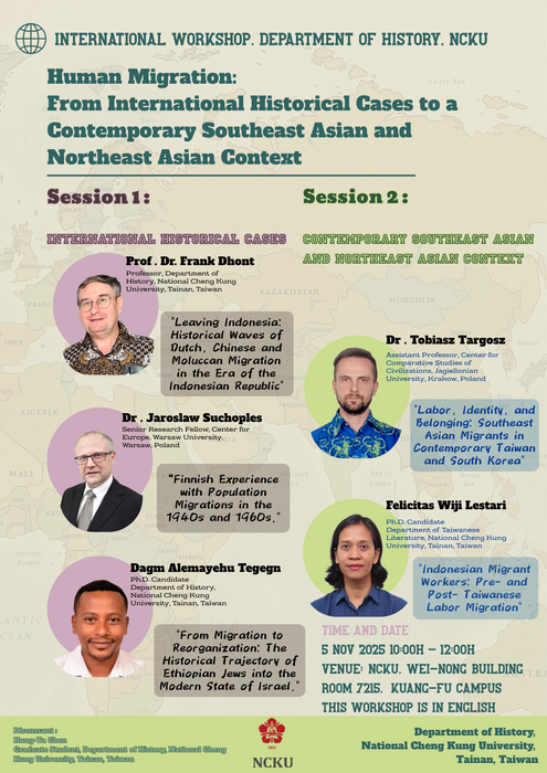 Human Migration: From International Historical Cases to a Contemporary Southeast Asian and Northeast Asian Context圖片